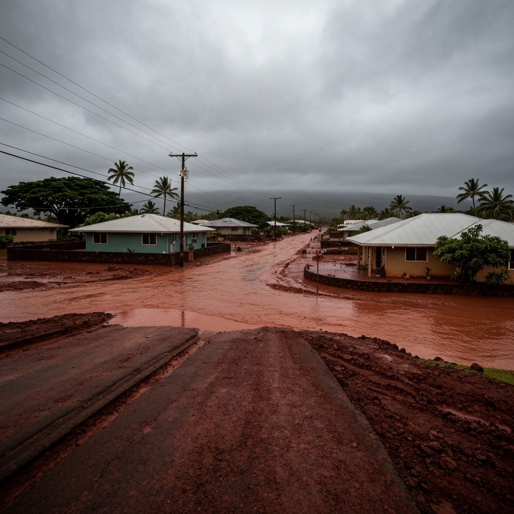 Hawaii flood devastation